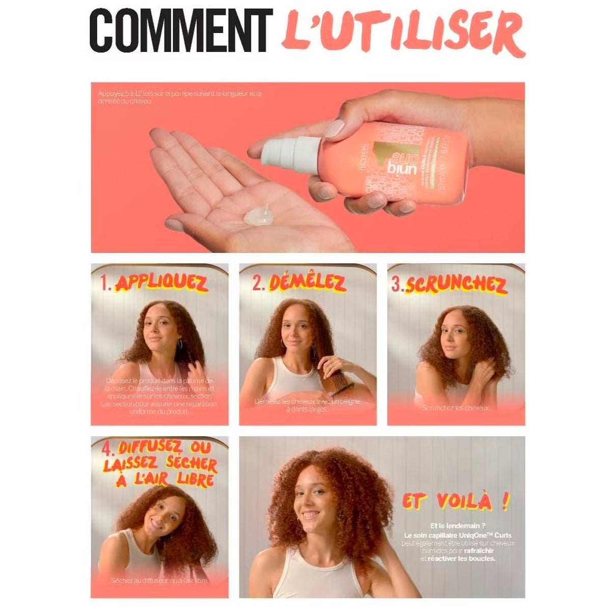 Spray Revlon Uniq One Curls 230 ML