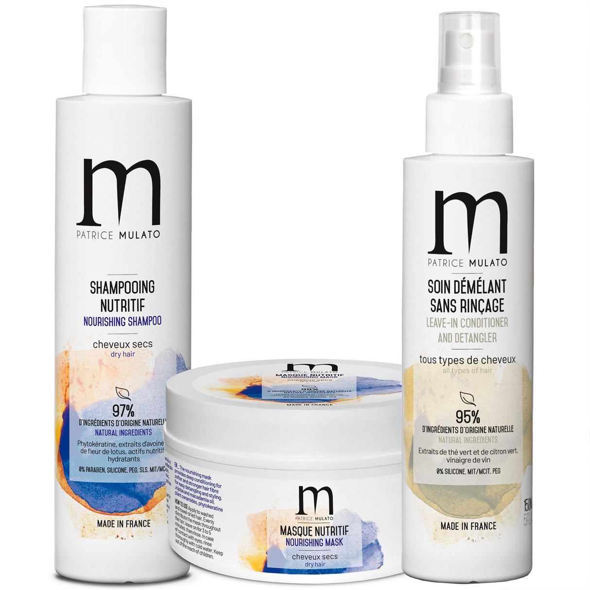 Trio Nutritif Cheveux Secs Mulato