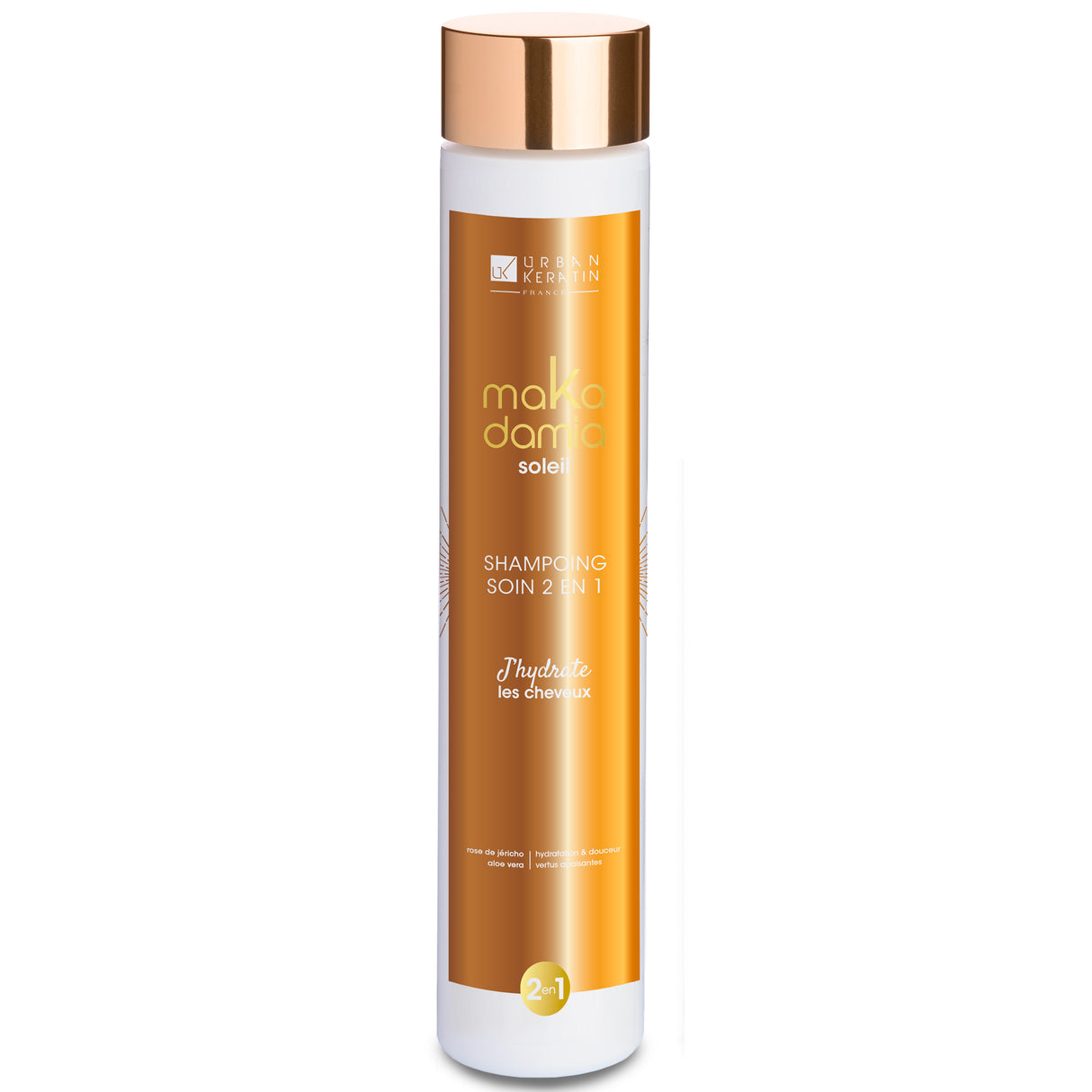 SHAMPOING SOIN 2 EN 1 SOLEIL Makadamia Urban Keratin 250ML