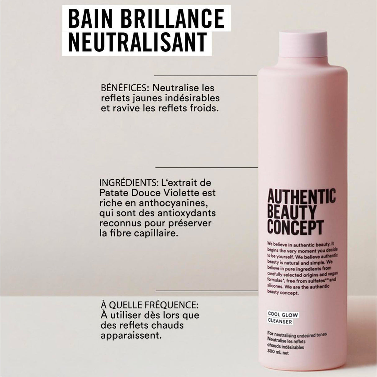 Bain Brilliance Neutralisant Authentic Beauty Concept 300 ML