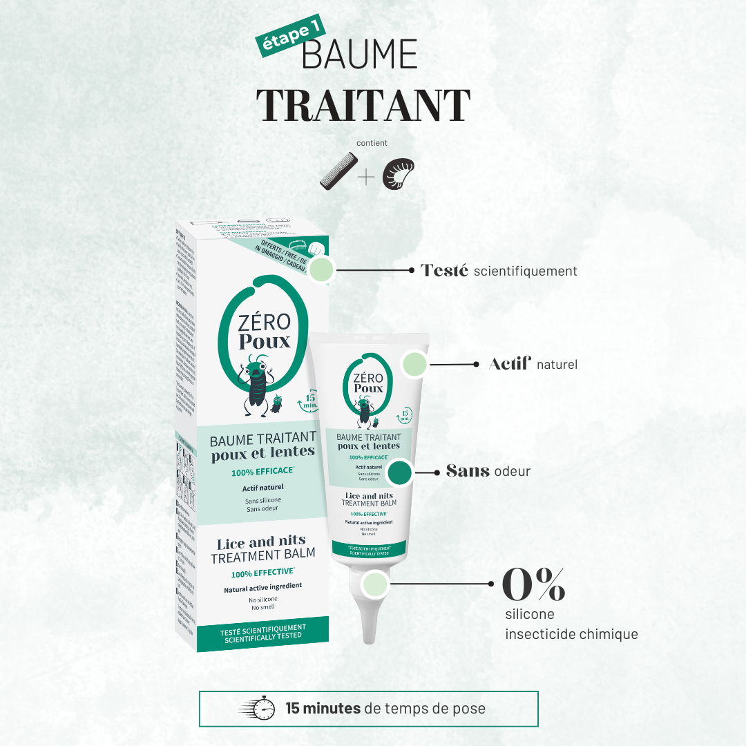 Baume Traitant Anti Poux & Lentes Mulato 100 ML