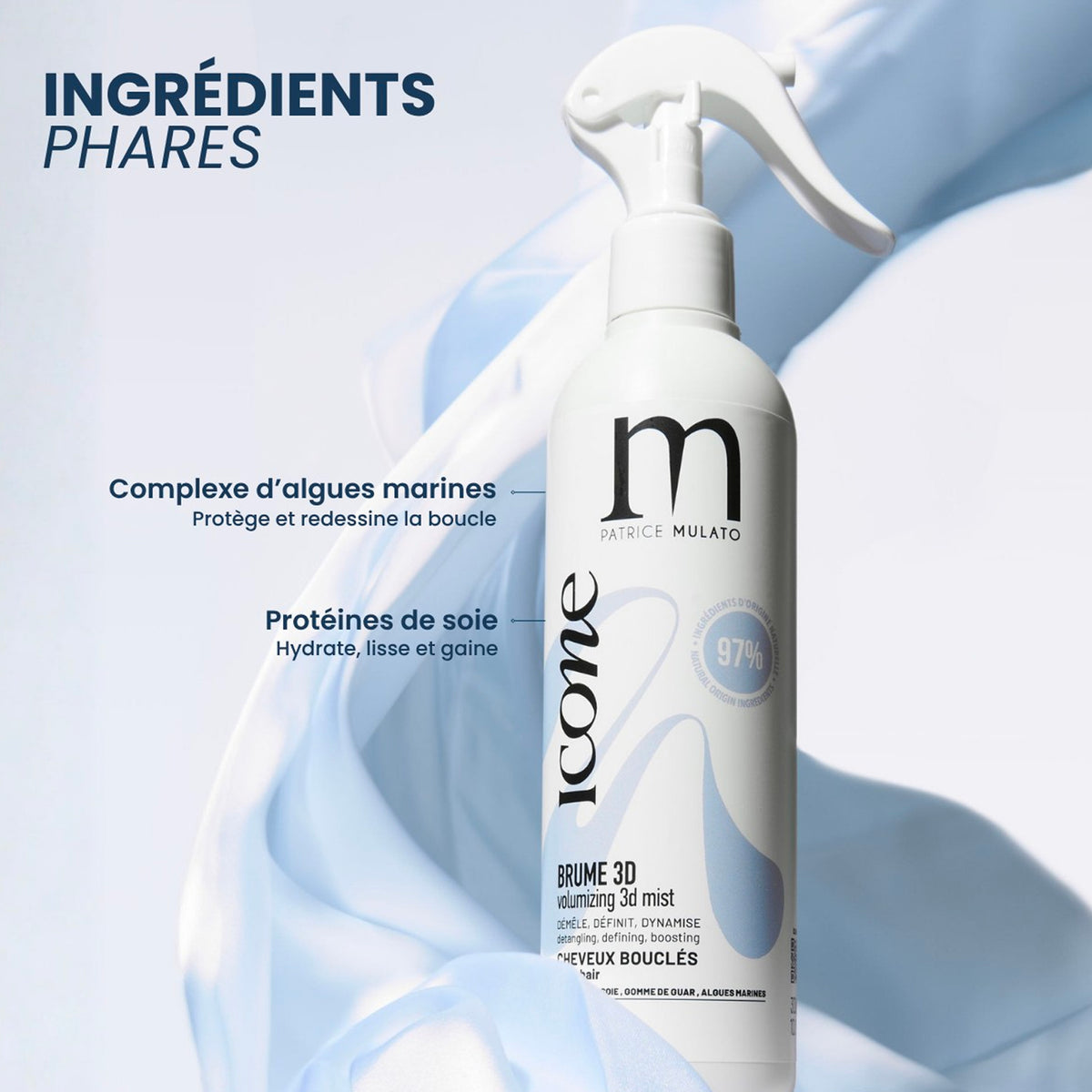 Brume 3D Cheveux Bouclés Mulato 300 ML