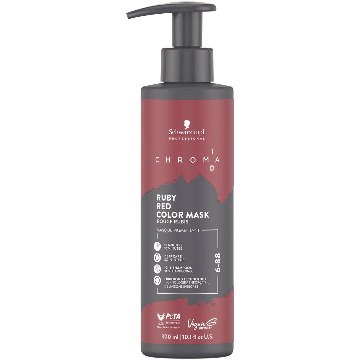 Masque Pigmenté Chroma ID 6-88 Rouge Rubis Schwarzkopf 300 ML