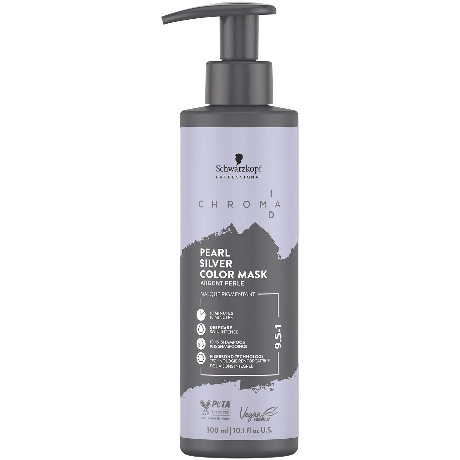 Masque Pigmenté Chroma ID 9,5-1 Argent Perlé Schwarzkopf 300 ML