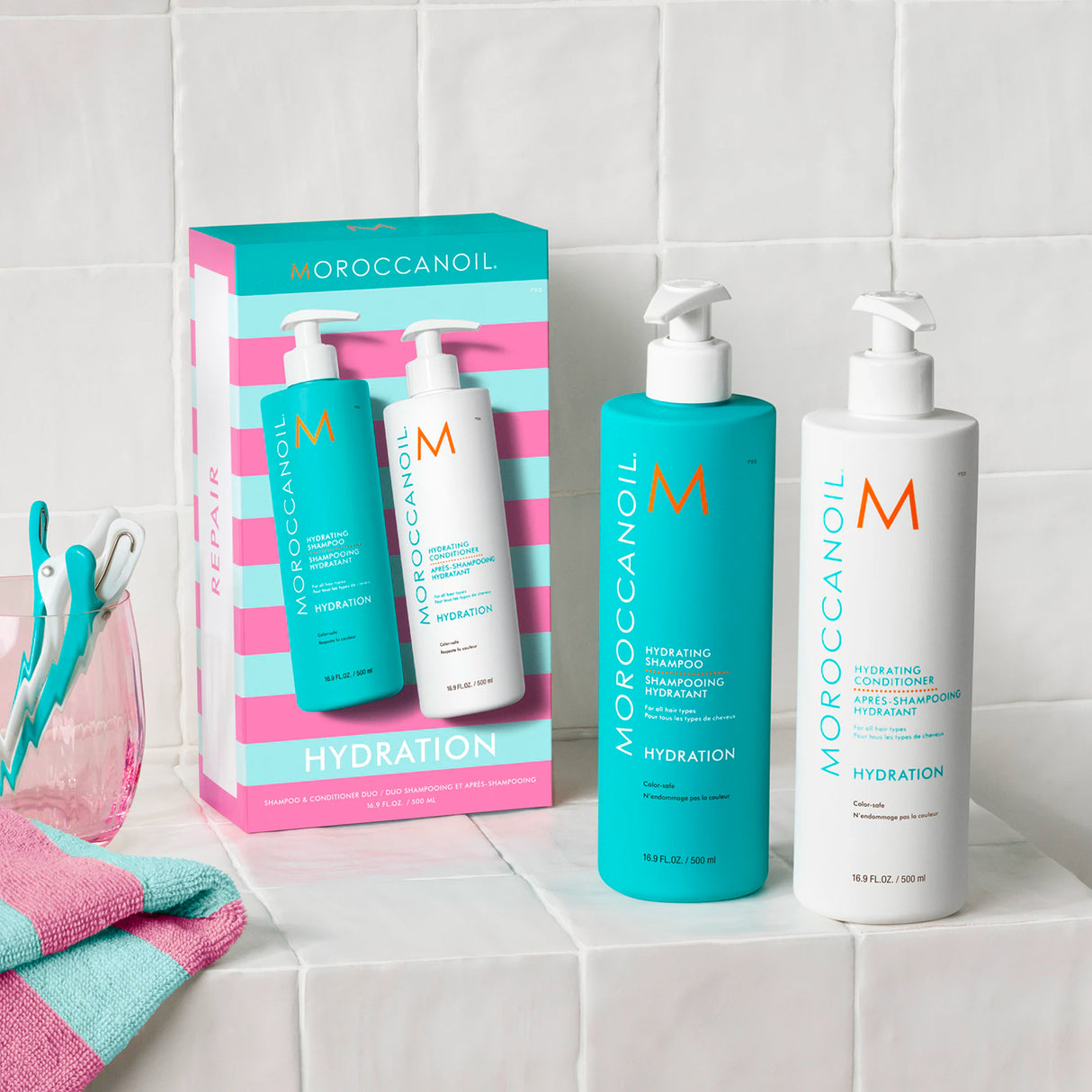 Coffret Hydration Moroccanoil 2x500 ML