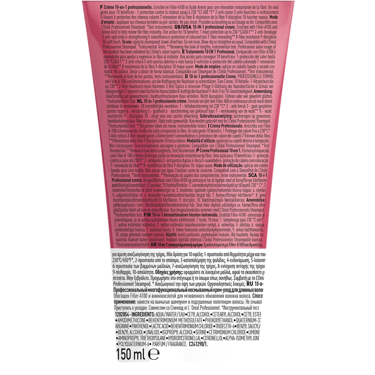 Crème 10 en 1 Pro Longer L'Oréal Professionnel 150 ML