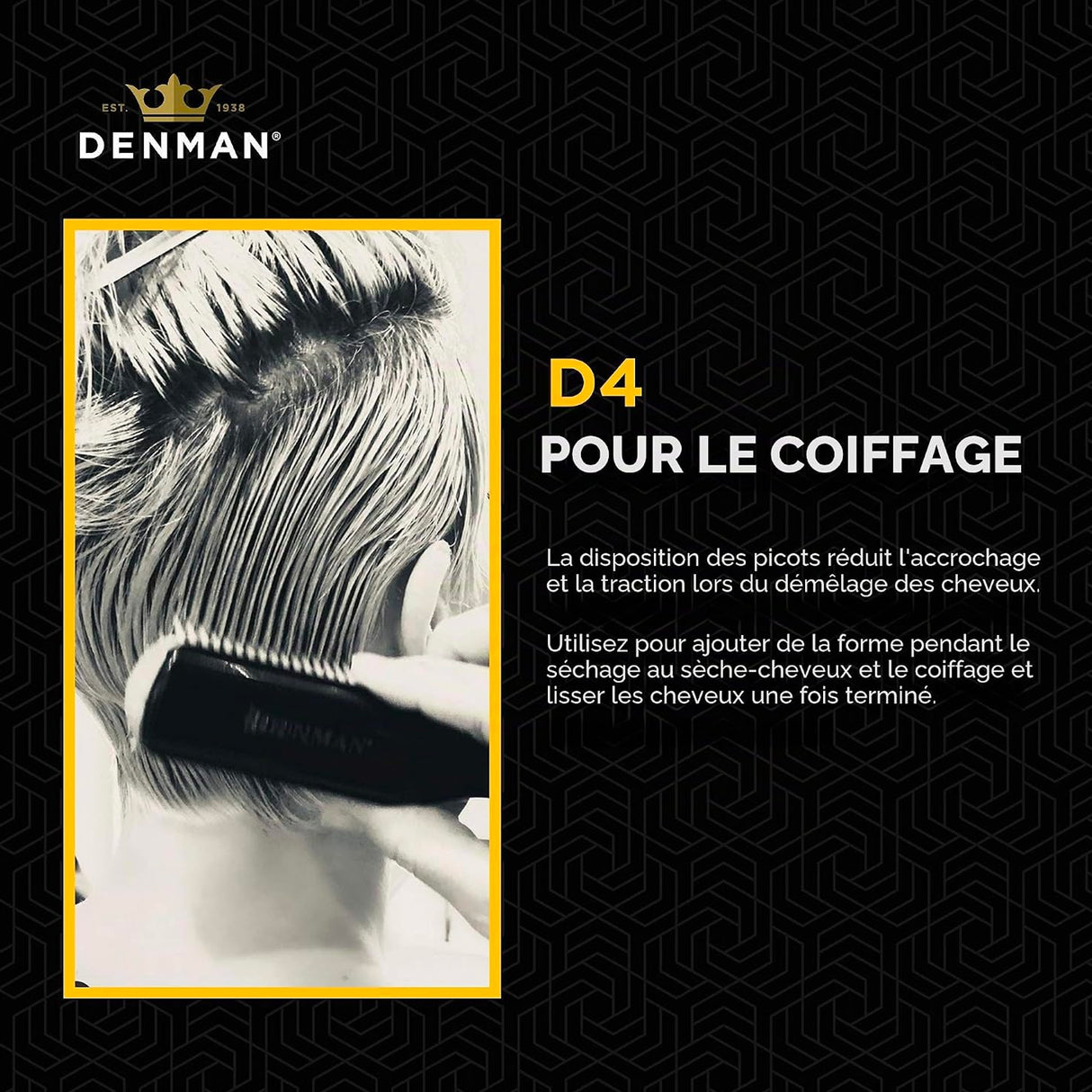 Brosse Démêlante D4 Denman