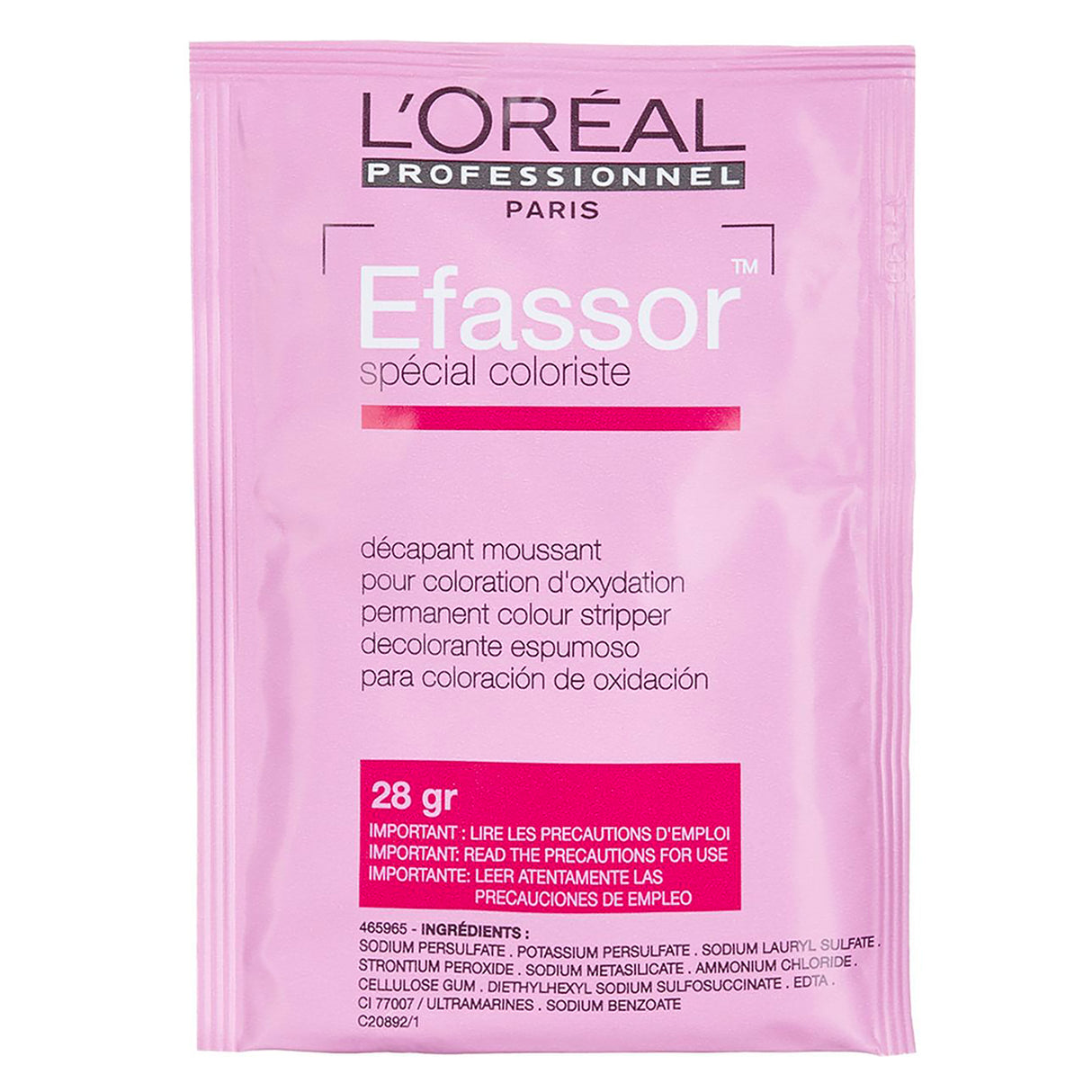 Sachet Décapant Efassor L'Oréal Professionnel 28 Gr