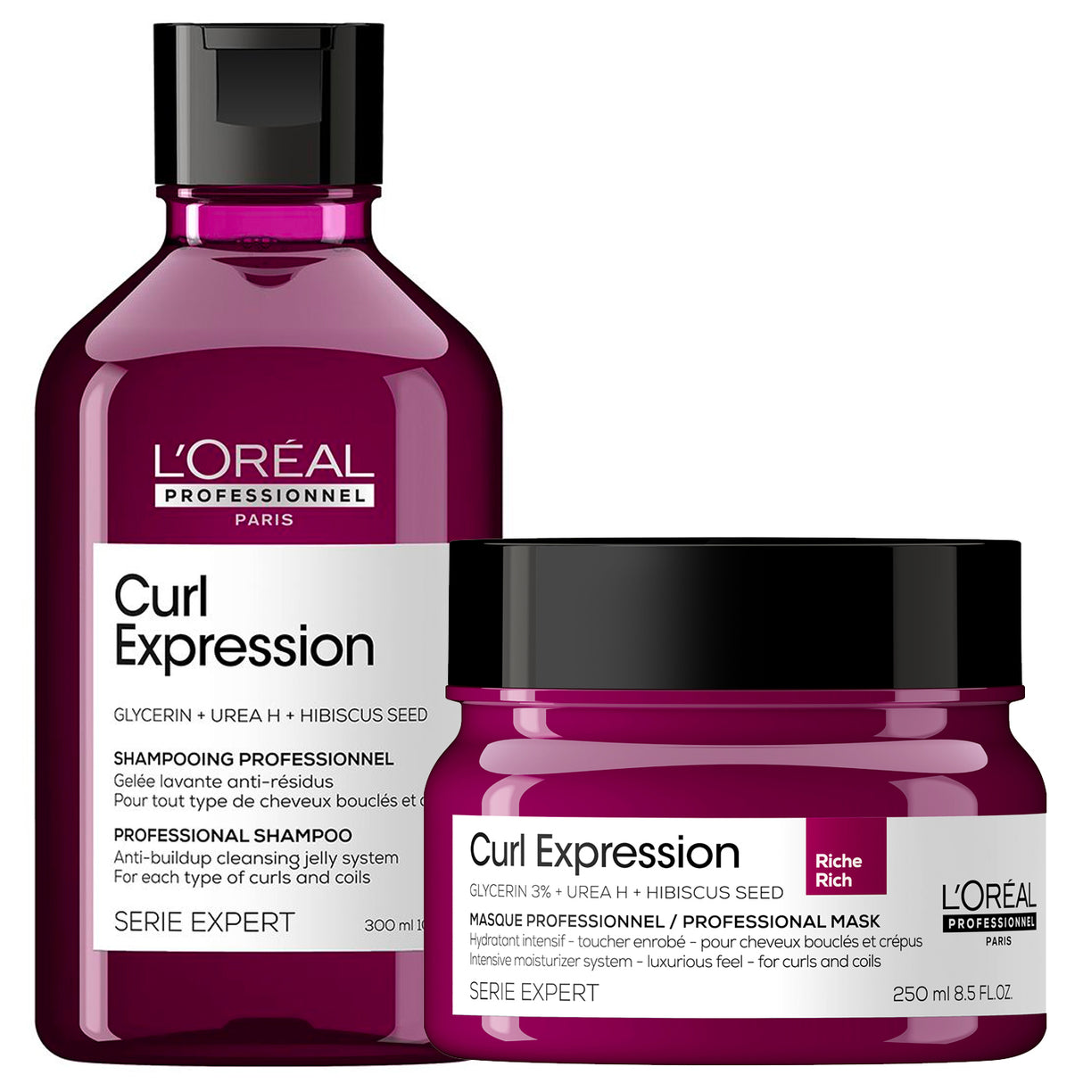 Duo Shampoing & Masque Cheveux Crépus Curl Expression L'Oréal Professionnel
