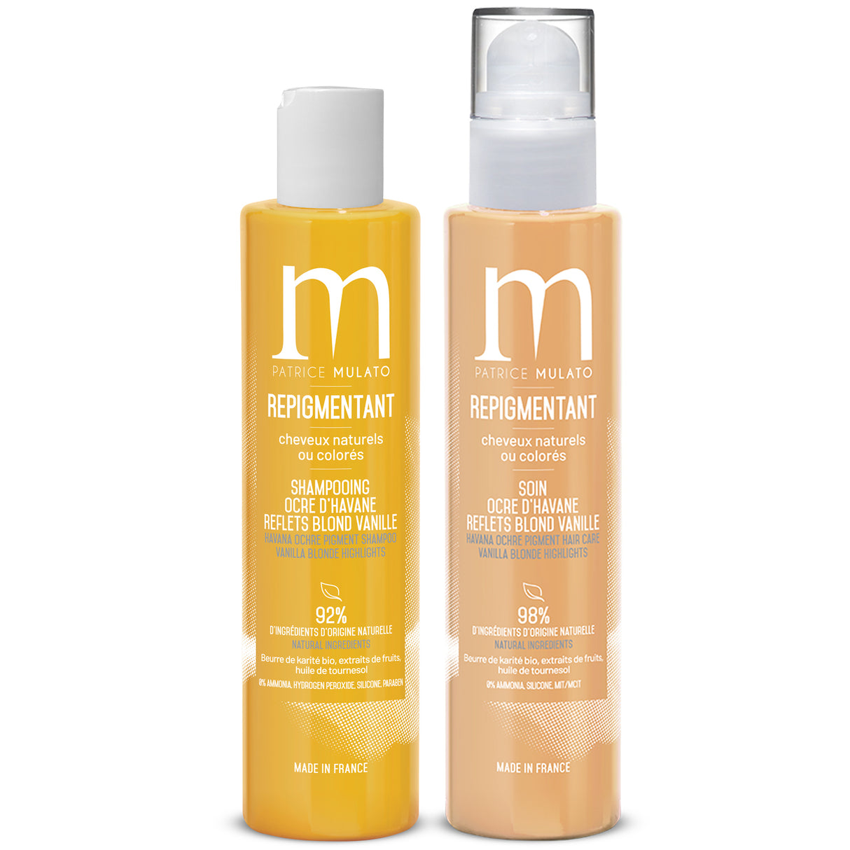 Duo Shampoing & Soin Repigmentant Ocre D'Havane Mulato