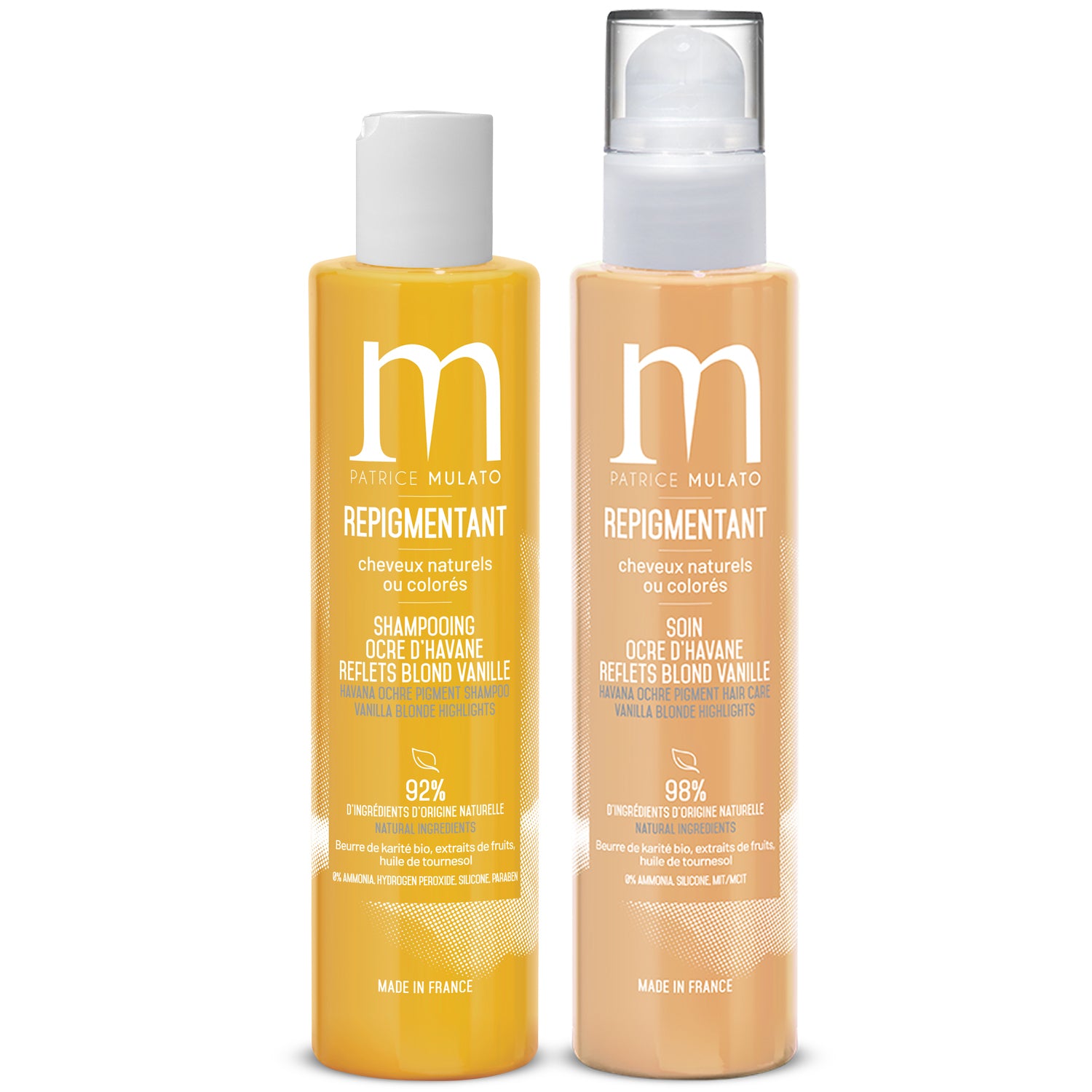 Duo Shampoing & Soin Repigmentant Ocre D'Havane Mulato