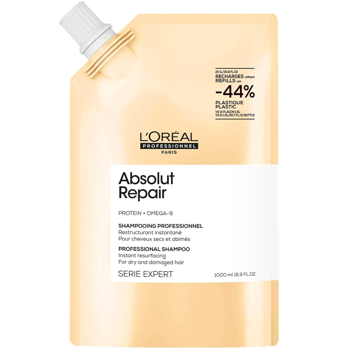 Éco-Recharge Shampoing Absolut Repair L'Oréal Professionnel 1000 ML