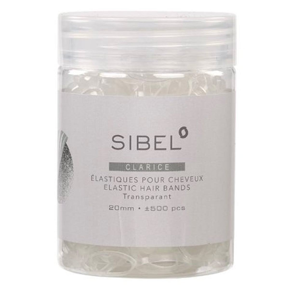 Élastique Caoutchouc Transparent Sibel 500 pcs