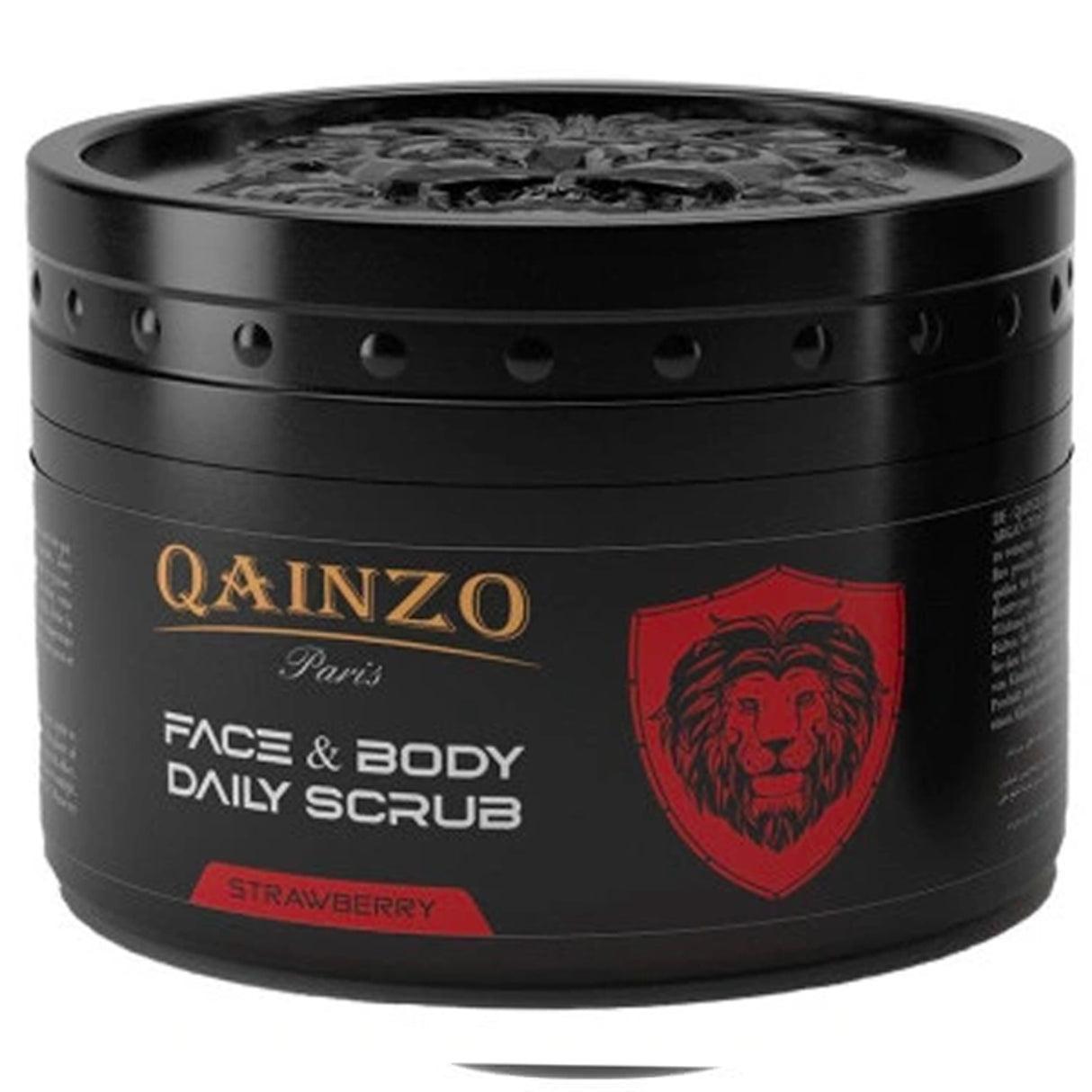 Masque Visage Gommage Fraise Scrub Qainzo 300 ML
