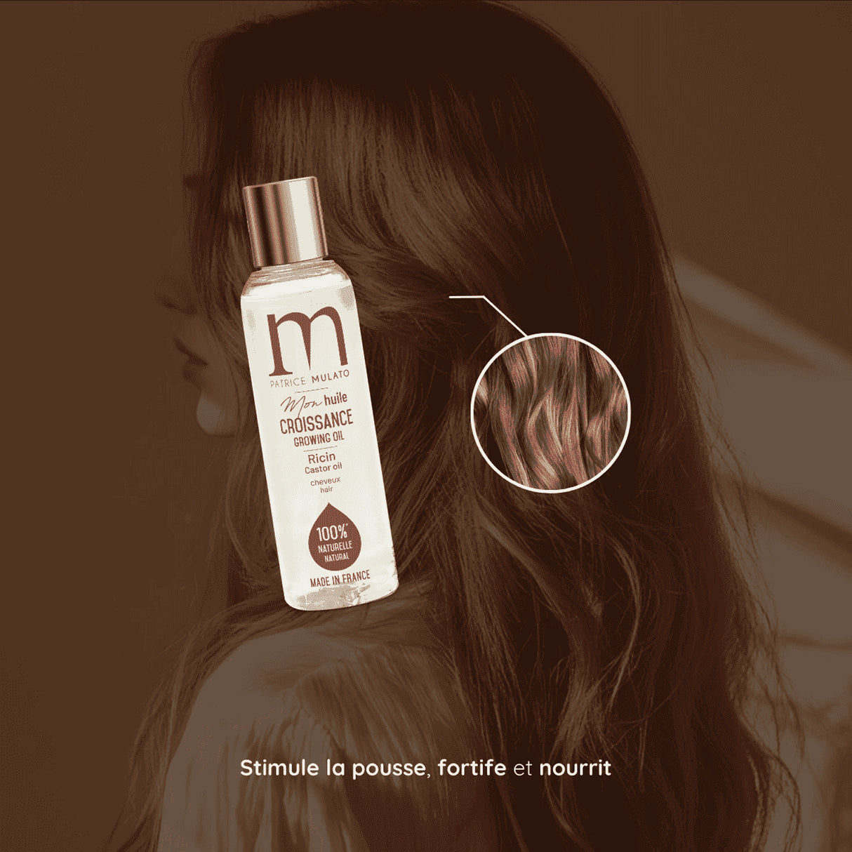 Huile de Croissance Ricin Mulato 120 ML