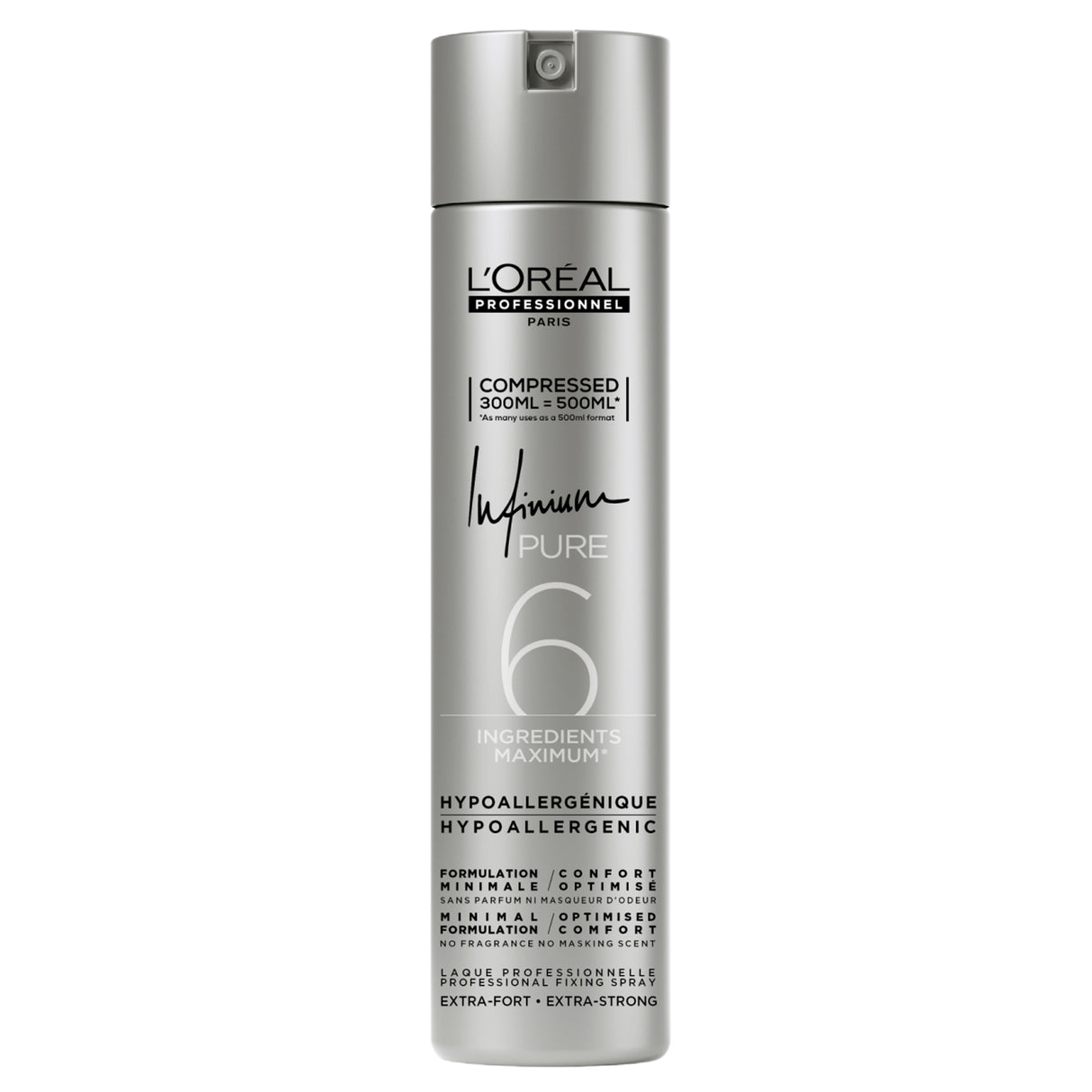 Laque Infinium Pure Extra Forte L'Oréal Professionnel 300 ML