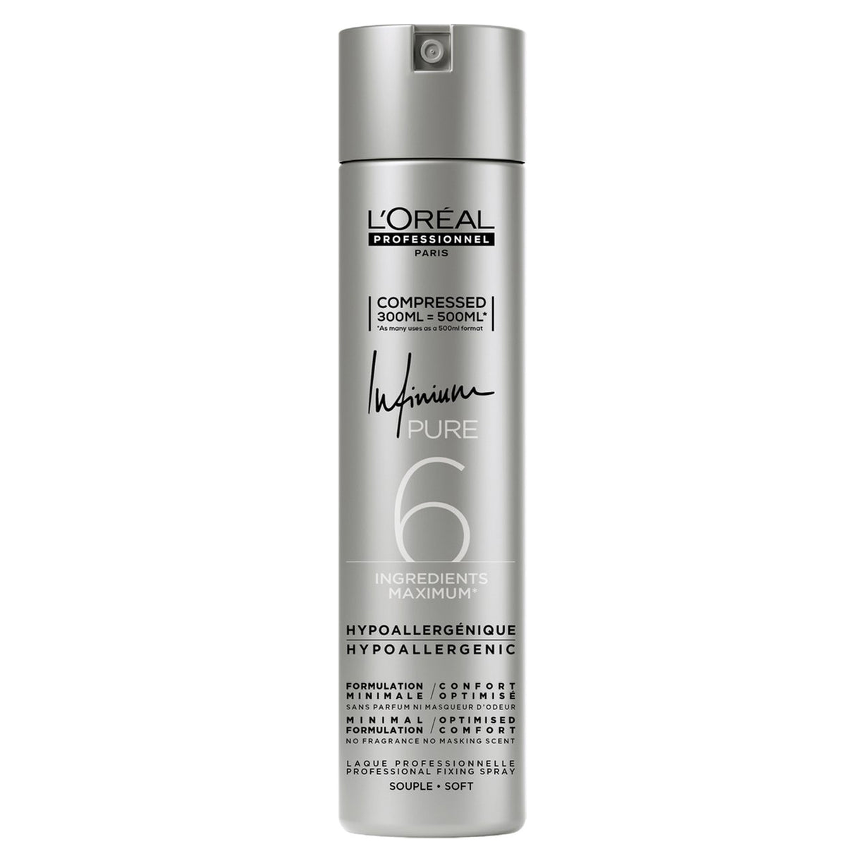 Laque Infinium Pure Souple L'Oréal Professionnel 300 ML