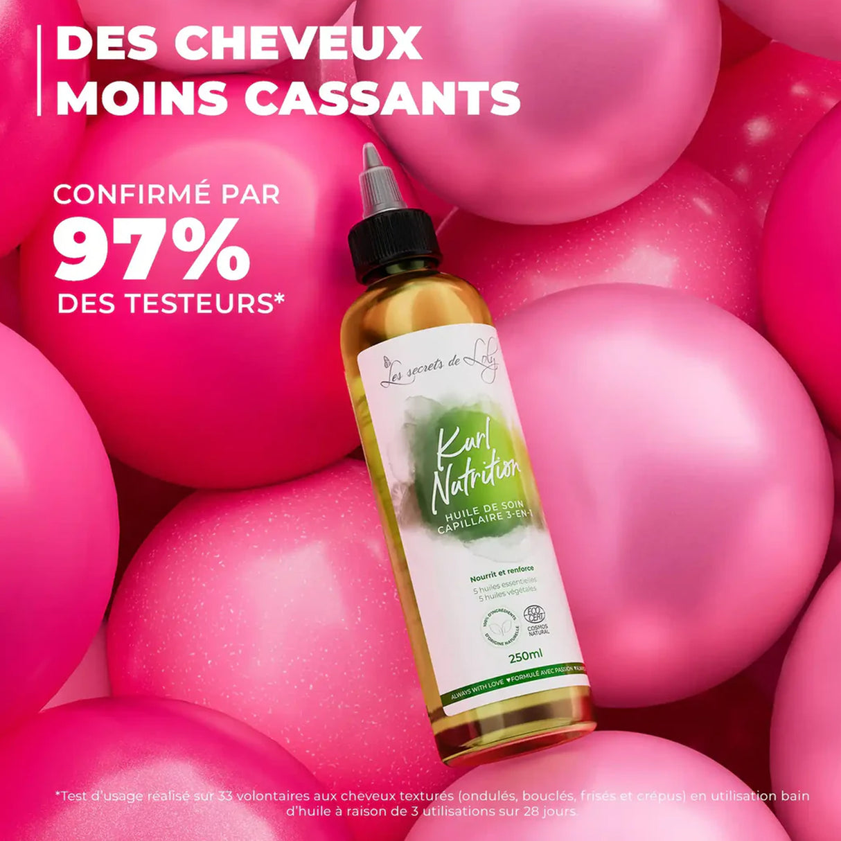 Huile 3-en-1 Kurl Nutrition - Les Secrets de Loly 250 ML