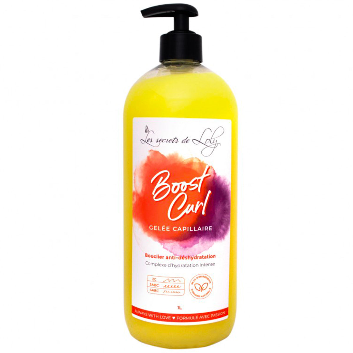 Gelée Définissante Boost Curl - Les Secrets de Loly 1 Litre