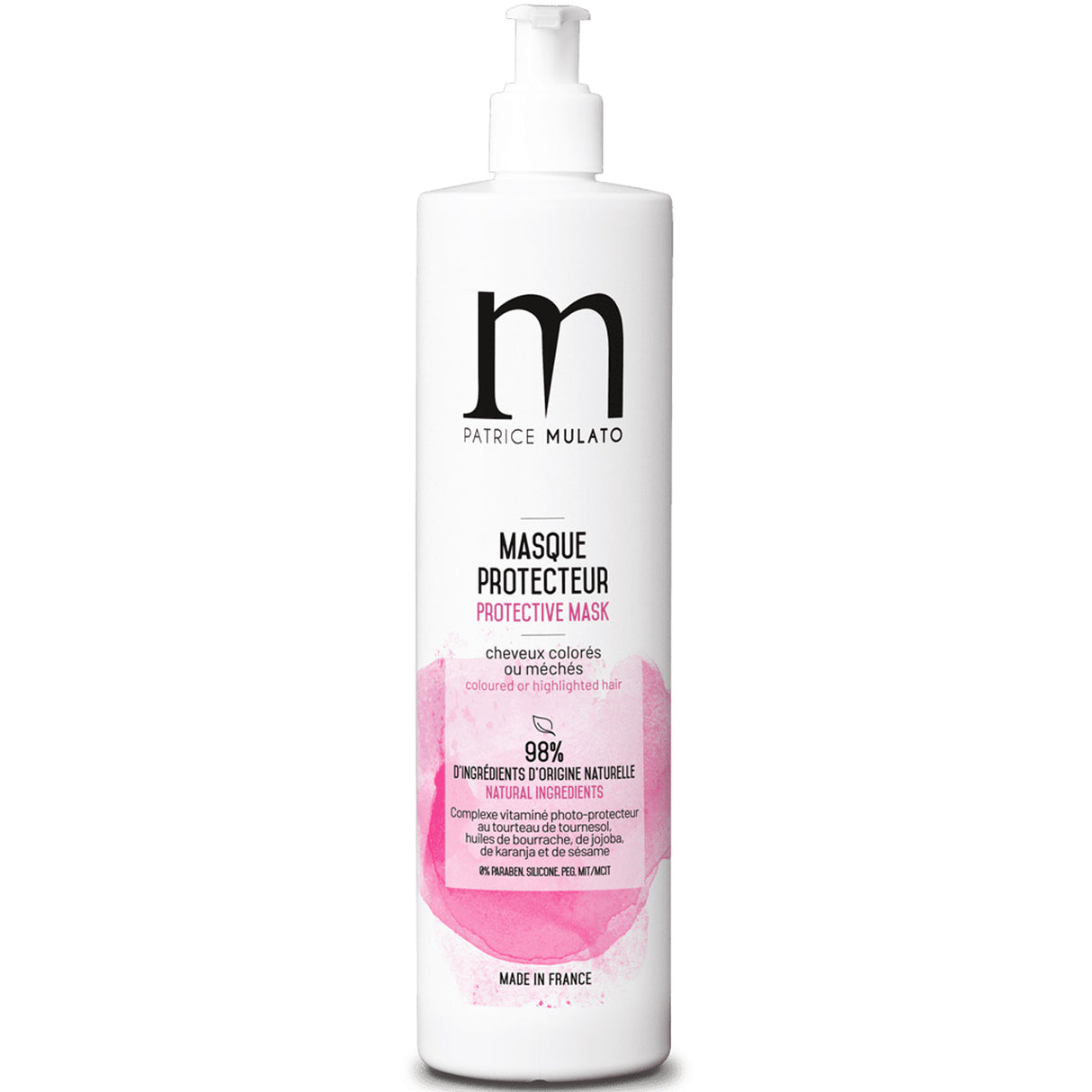 Masque Cheveux Colorés/Méchés Mulato 500 ML