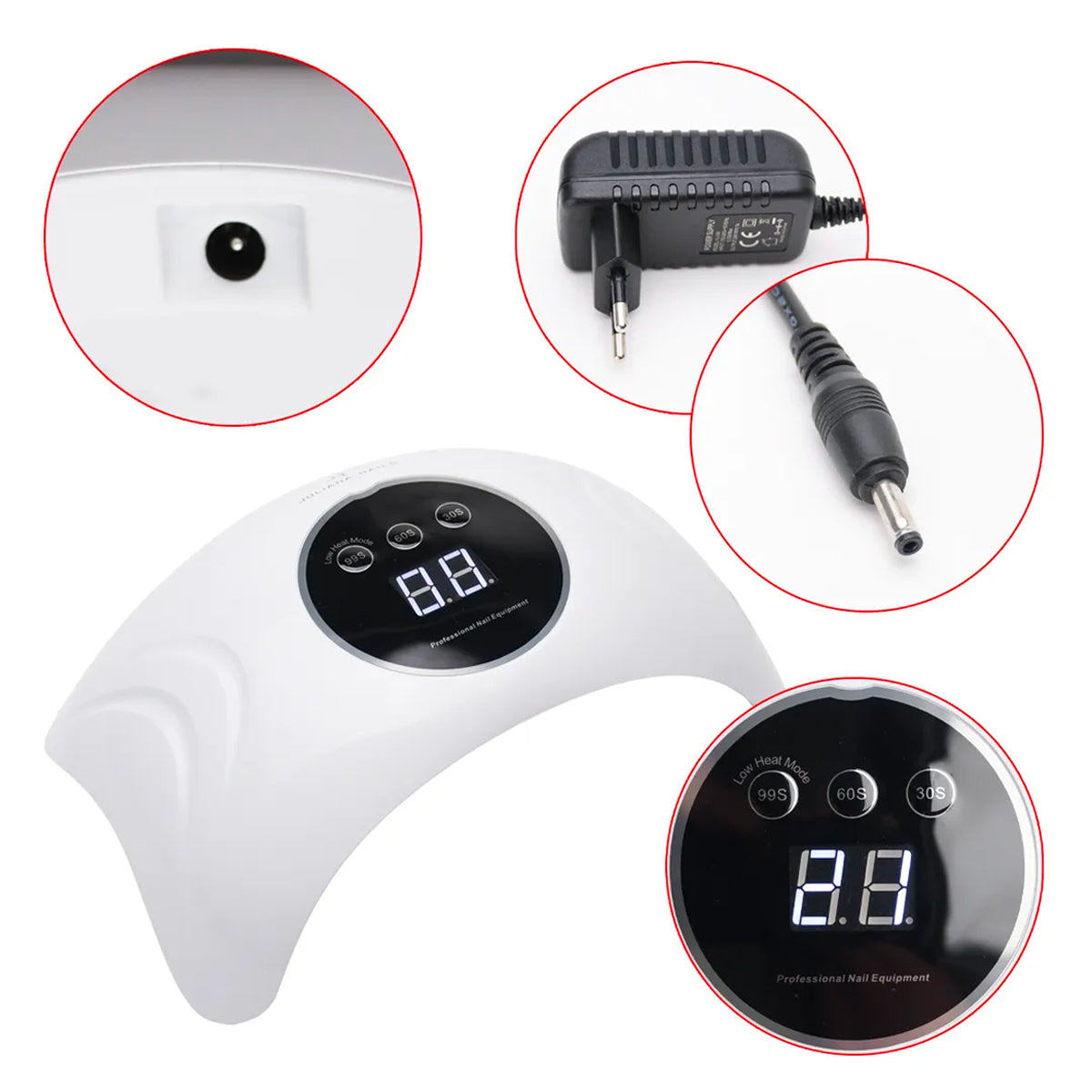 Mini Lampe UV/LED Professionnelle 14W Juliana Nails