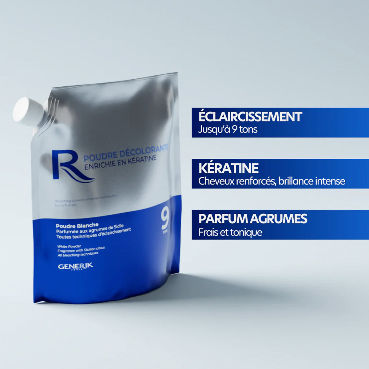 Poudre Décolorante 9 Tons Generik 500G
