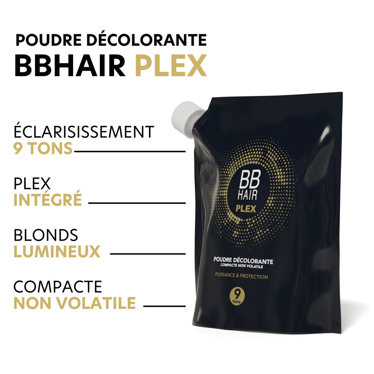 Poudre Décolorante 9 Tons Plex BBHair Generik 500G