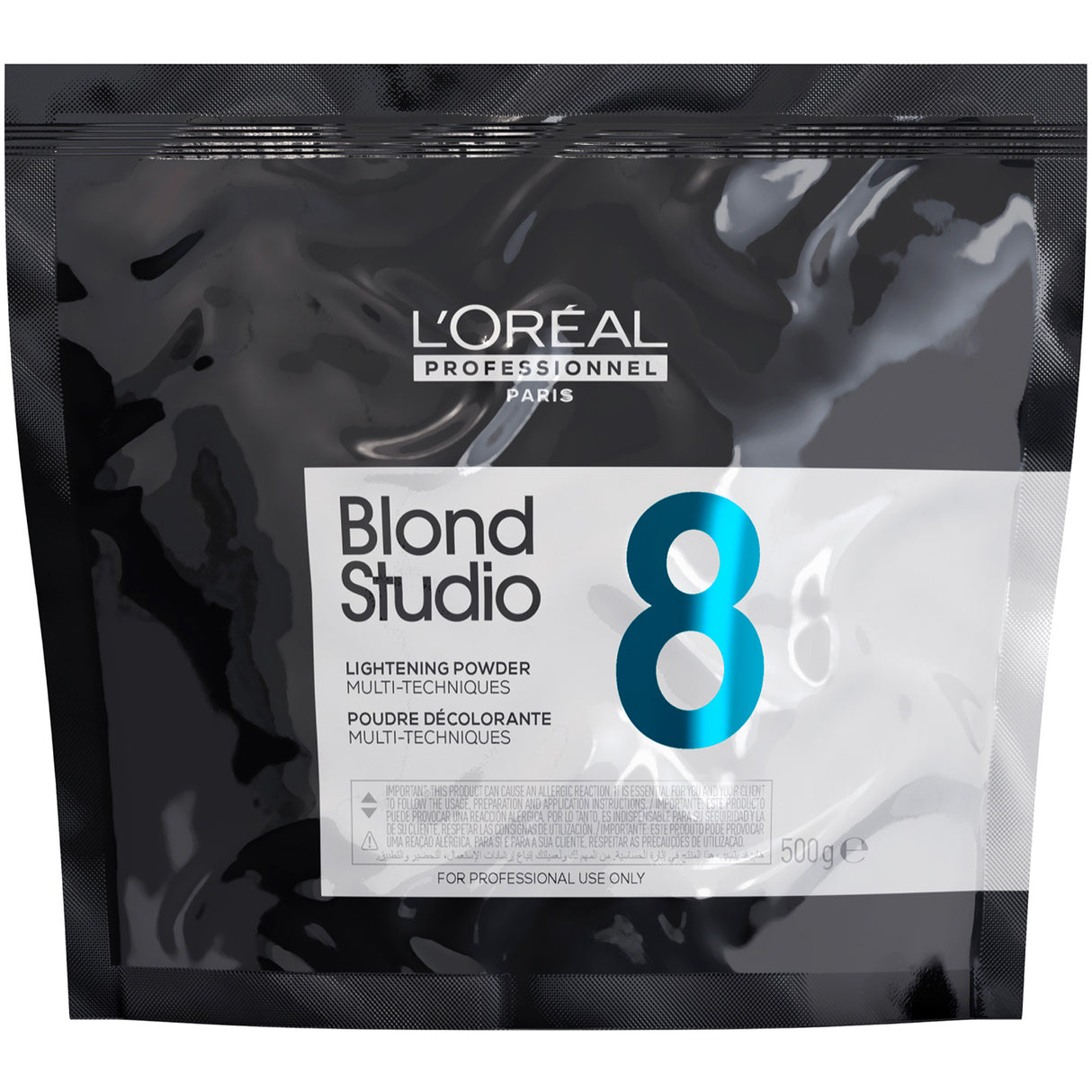 Poudre Décolorante Multi-Techniques 8 Blond Studio L'Oréal Professionnel 500G (Sachet)