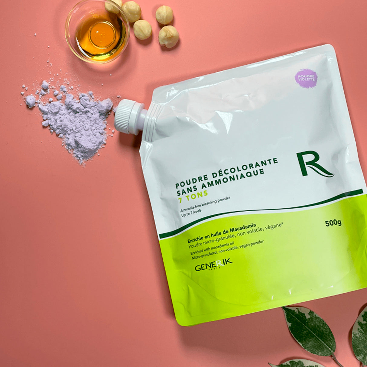 Poudre Décolorante 7 Tons Sans Ammoniaque Generik 500G