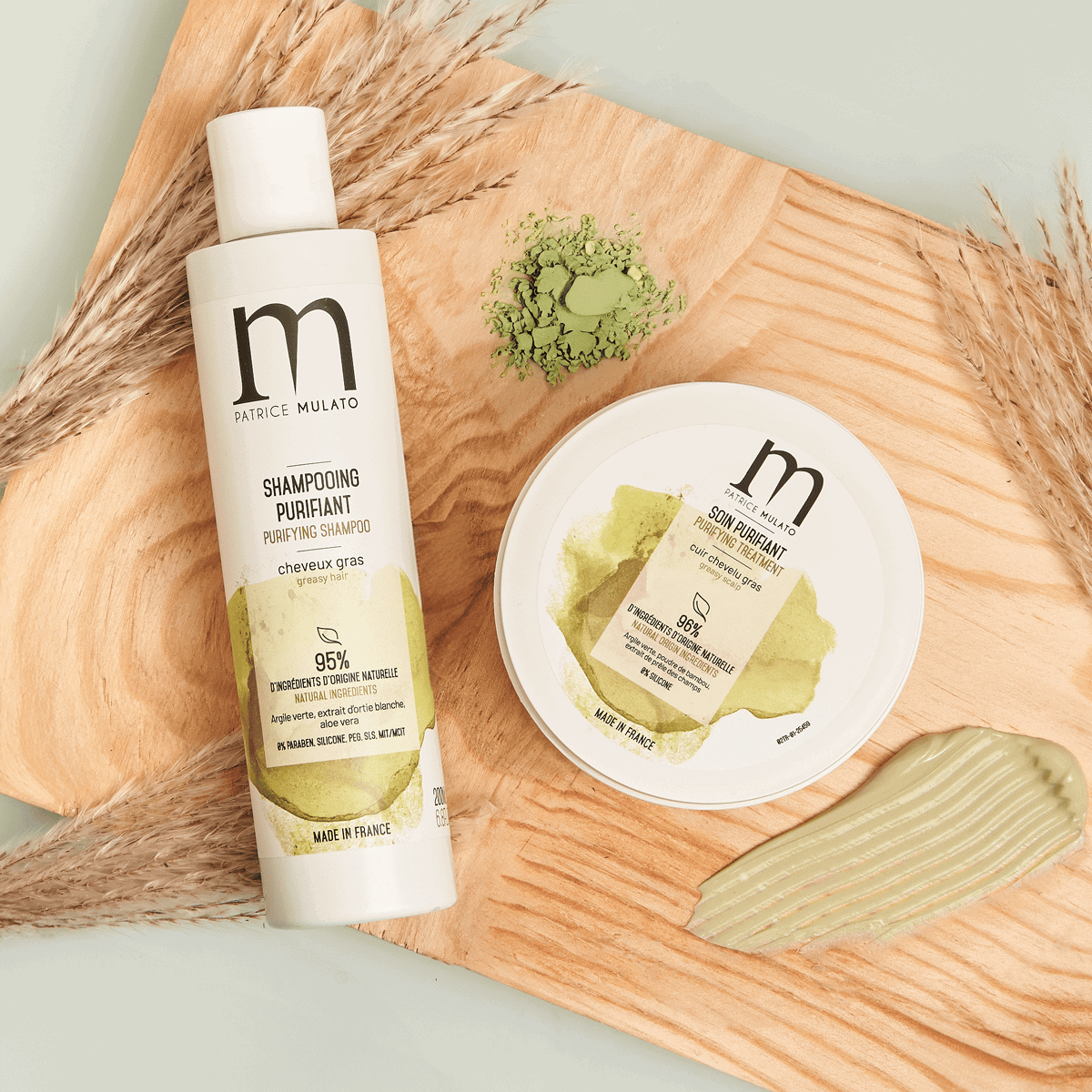 Soin Purifiant Cheveux Gras à L'Argile Mulato 200 ML