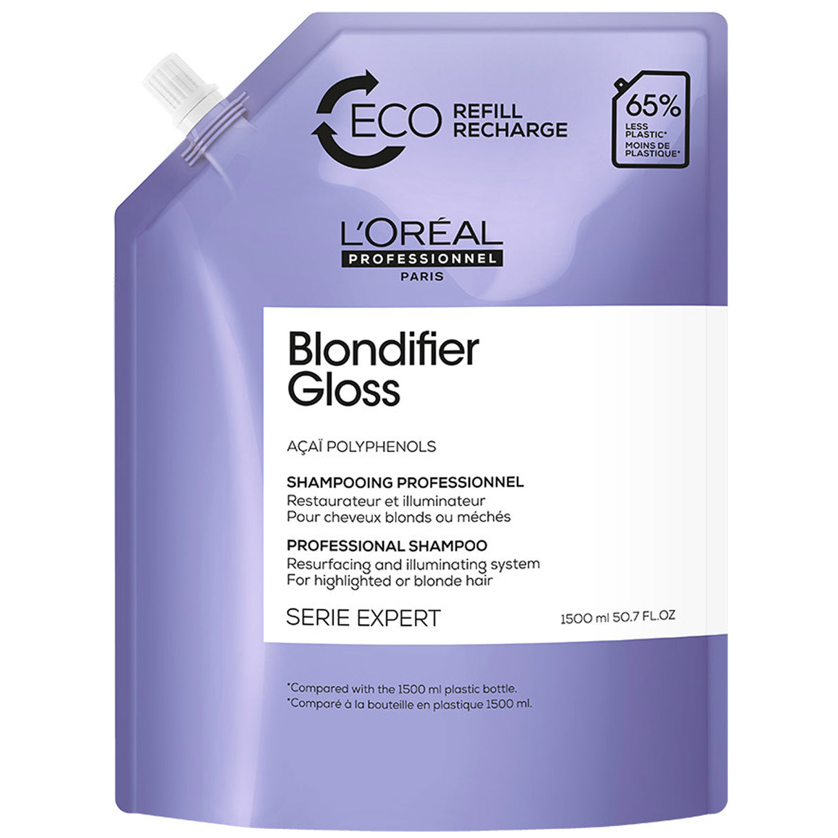 Éco-Recharge Shampoing Blondifier Gloss L'Oréal Professionnel 1500 ML