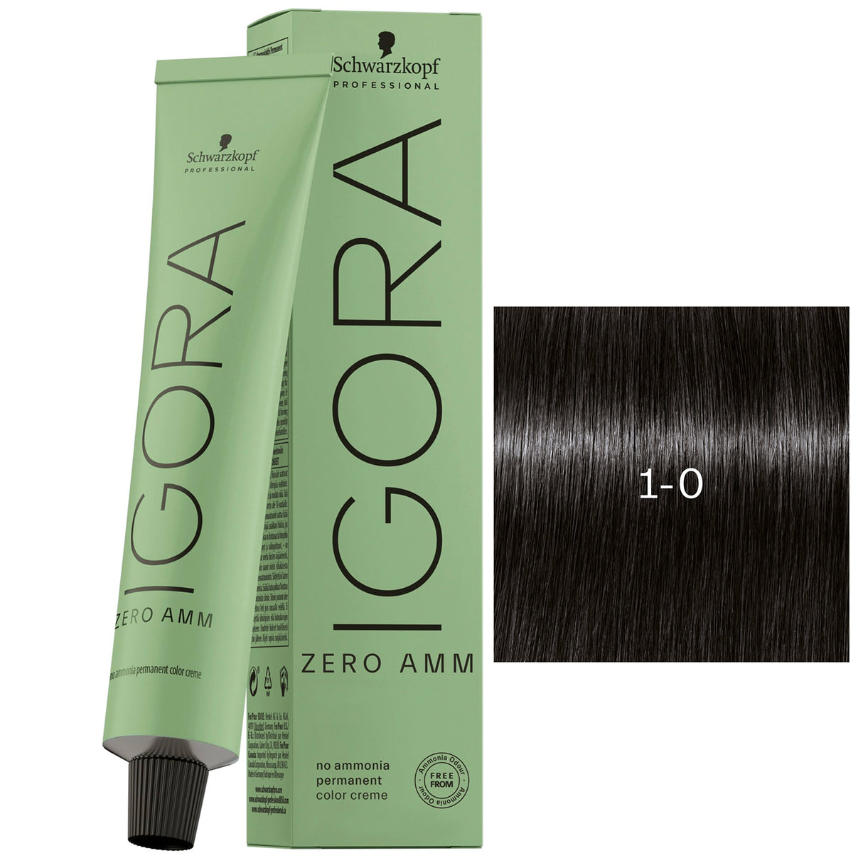 Tube Coloration Igora Zéro Amm Schwarzkopf 60 ML