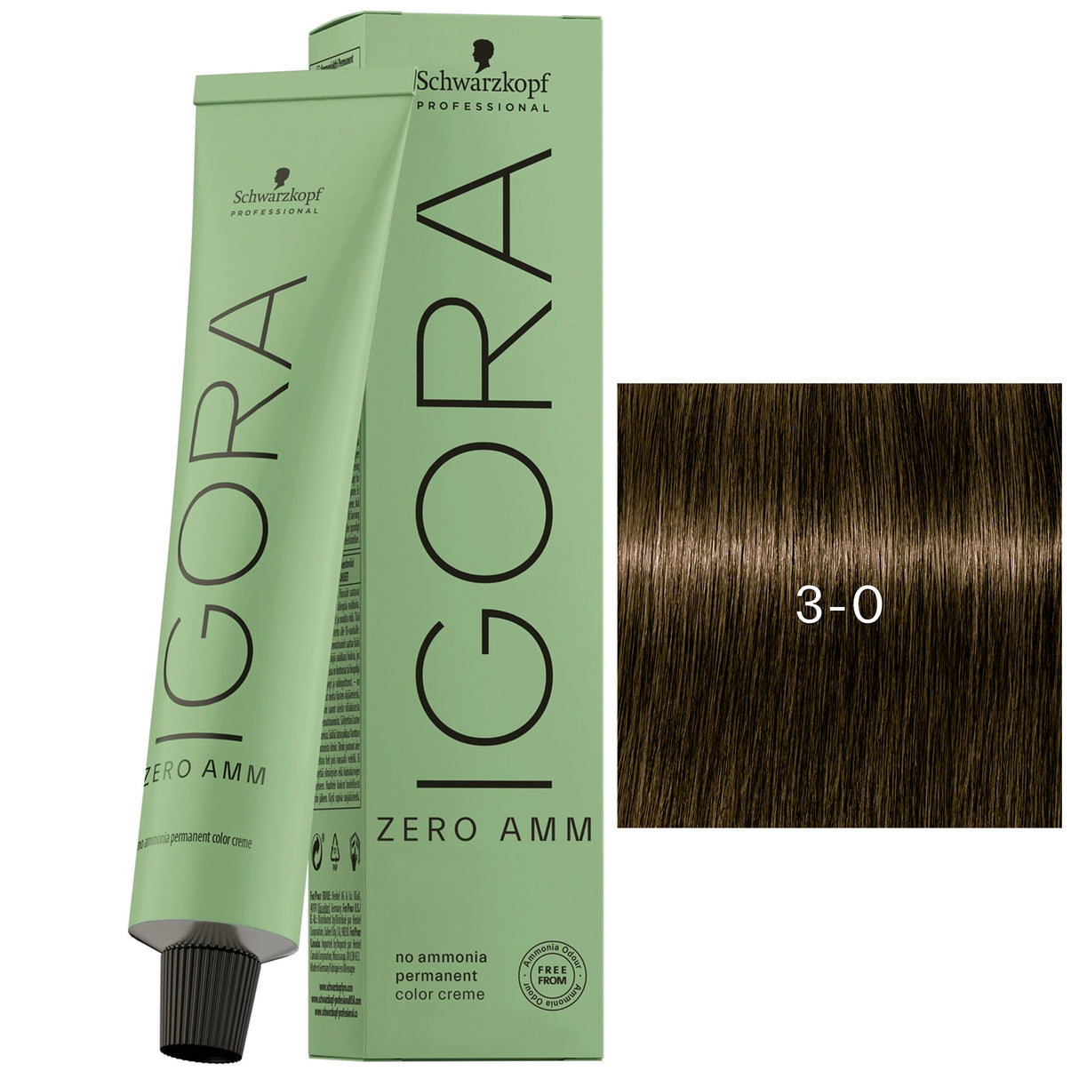 Tube Coloration Igora Zéro Amm Schwarzkopf 60 ML