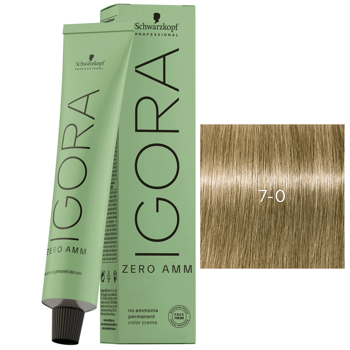 Tube Coloration Igora Zéro Amm Schwarzkopf 60 ML