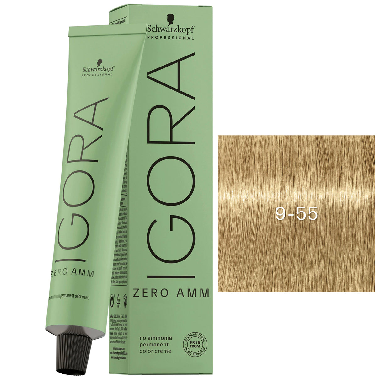 Tube Coloration Igora Zéro Amm Schwarzkopf 60 ML