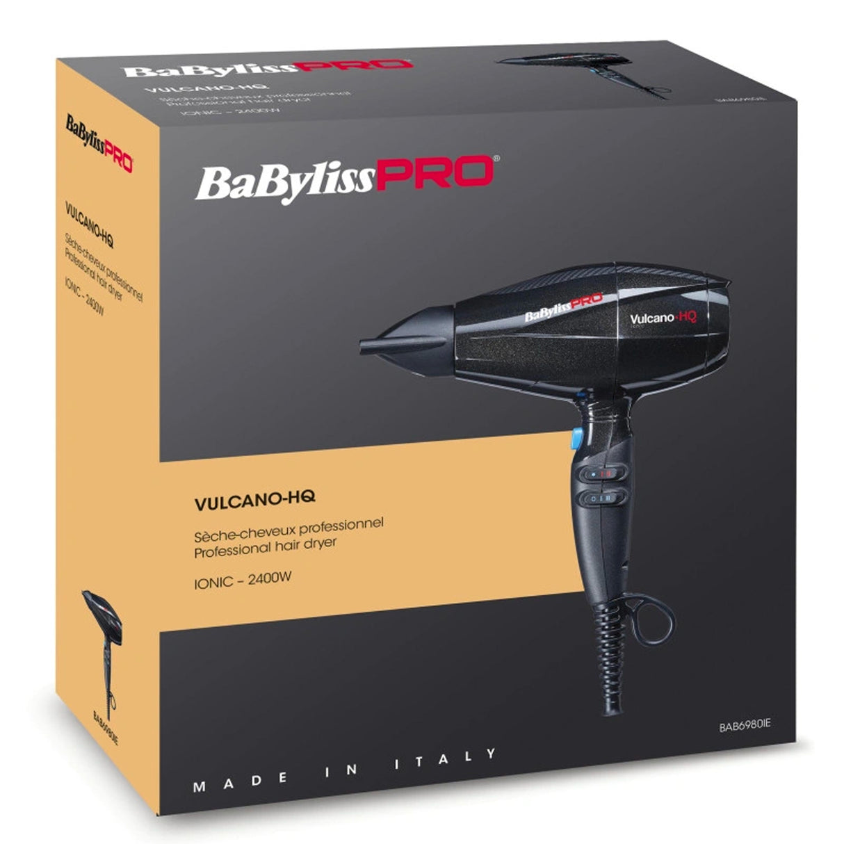 Sèche-cheveux Babyliss Pro Vulcano HQ 2400W