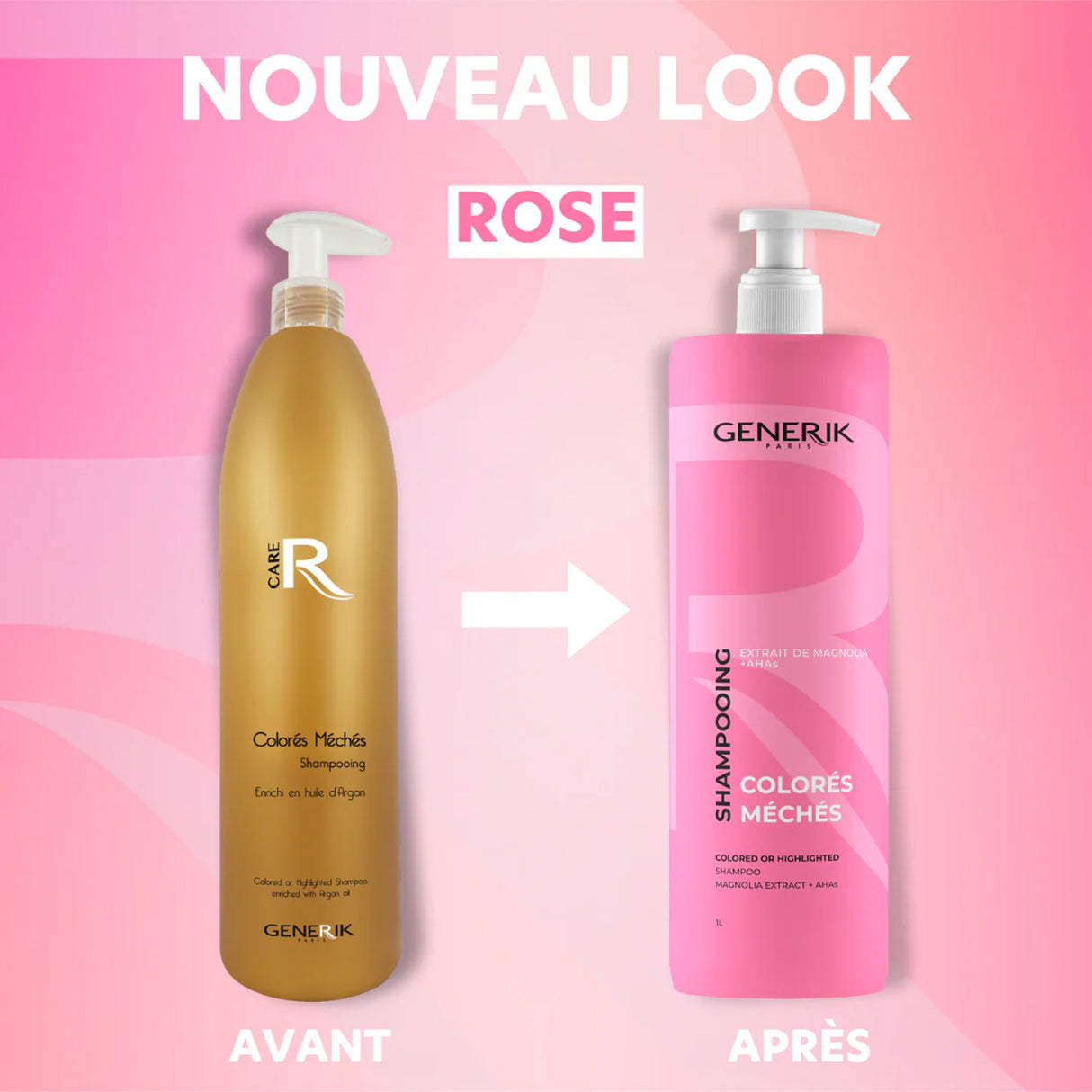 Shampoing Cheveux Colorés/Méchés Generik 1 Litre