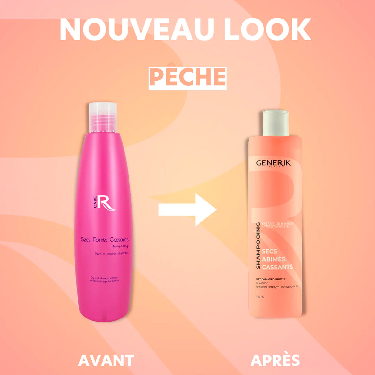 Shampoing Cheveux Secs/Abîmés/Cassants Generik 300 ML