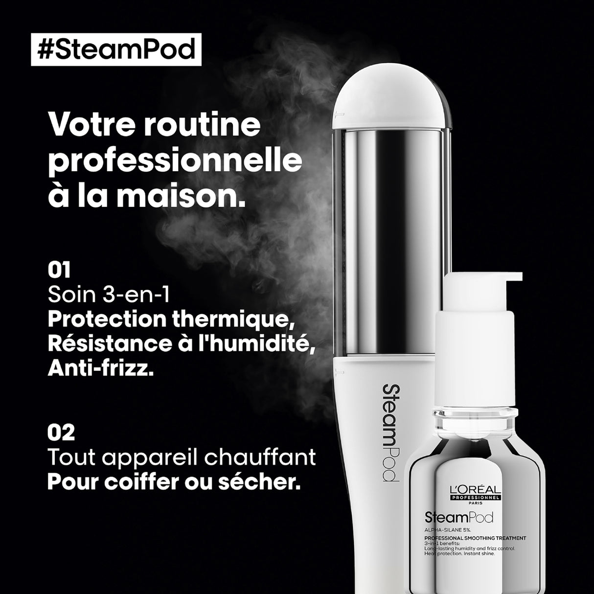 Soin Lissant Steampod L'Oréal Professionnel 50 ML