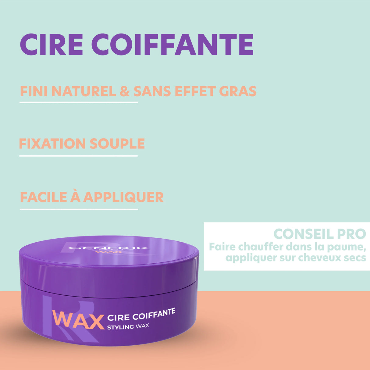 Cire de Coiffage Wax Generik 85G
