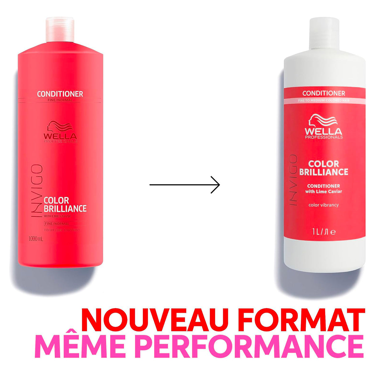 Conditioner Color Brilliance Invigo Cheveux Fins à normaux Wella 1L