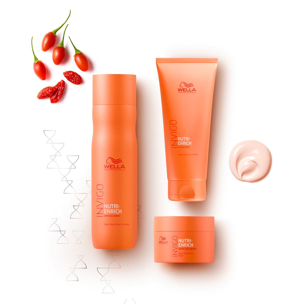 Crème Anti-Frisottis Nutri-Enrich Invigo Wella 150 ML