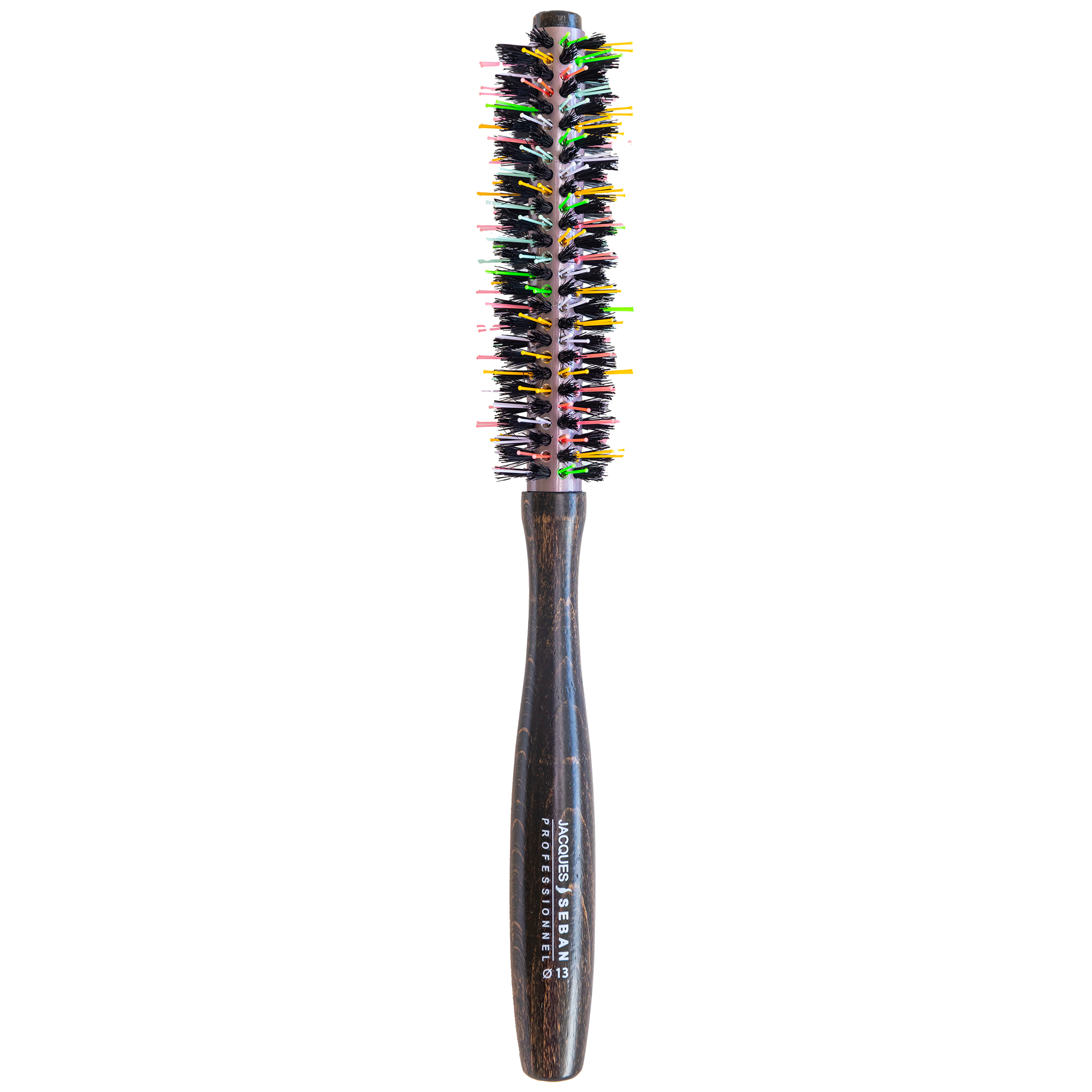 Brosse ronde Sanglier/Nylon Rainbow Jacques Seban 13mm