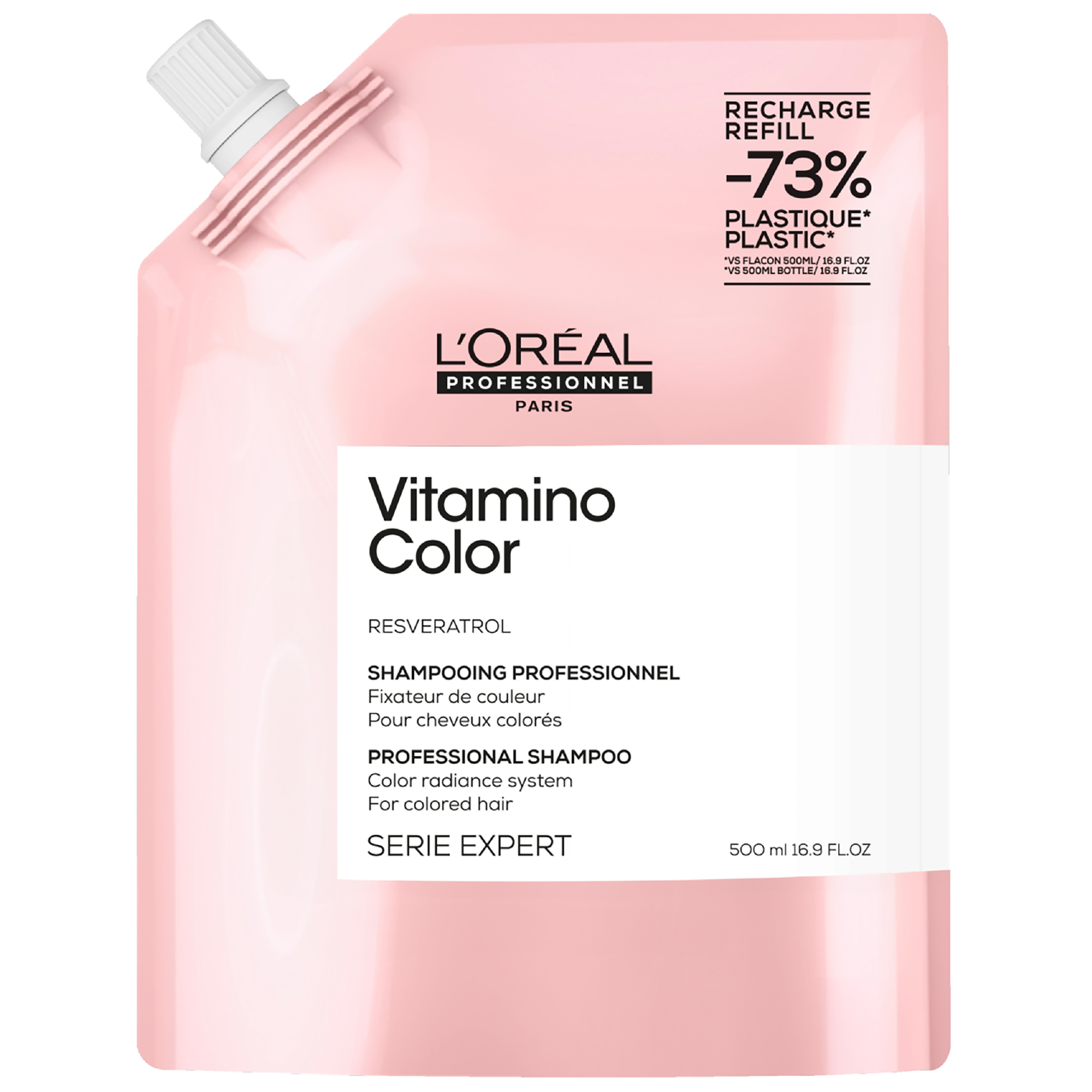 co-Recharge Shampoing Vitamino Color L'Oral Pro 500 ML