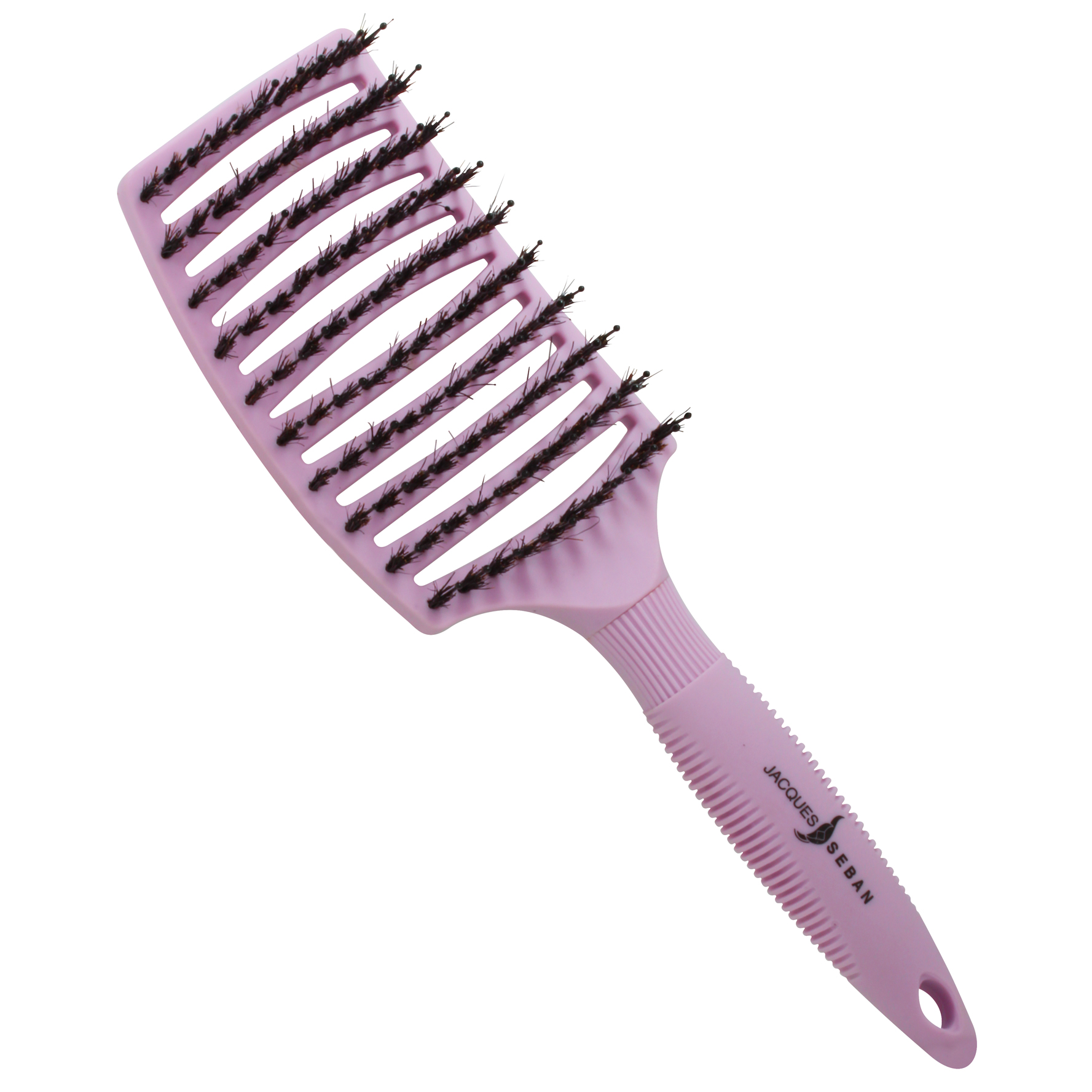 Brosse dmlante courbe Sanglier/Nylon Violet Jacques Seban