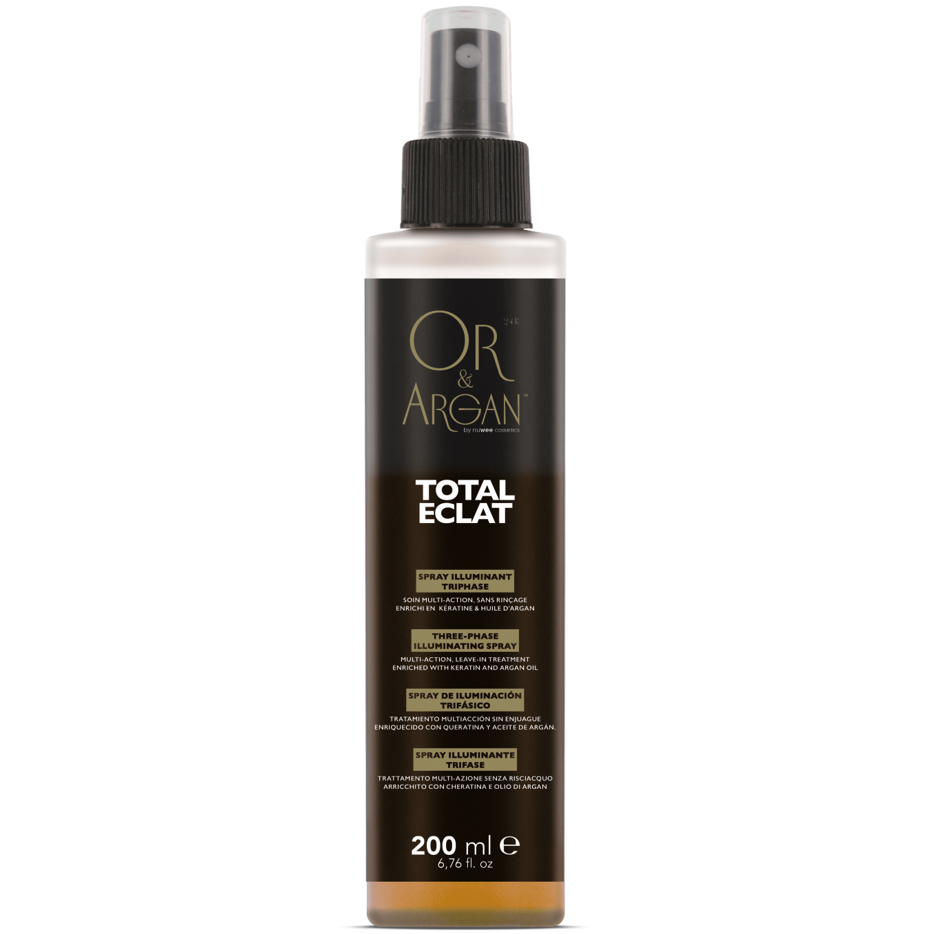 Spray illuminant Total clat Or & Argan 200 ML