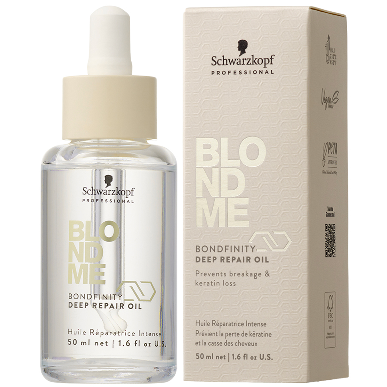 Huile Rparatrice Intense Blond Me Bondfinity Schwarzkopf 50 ML