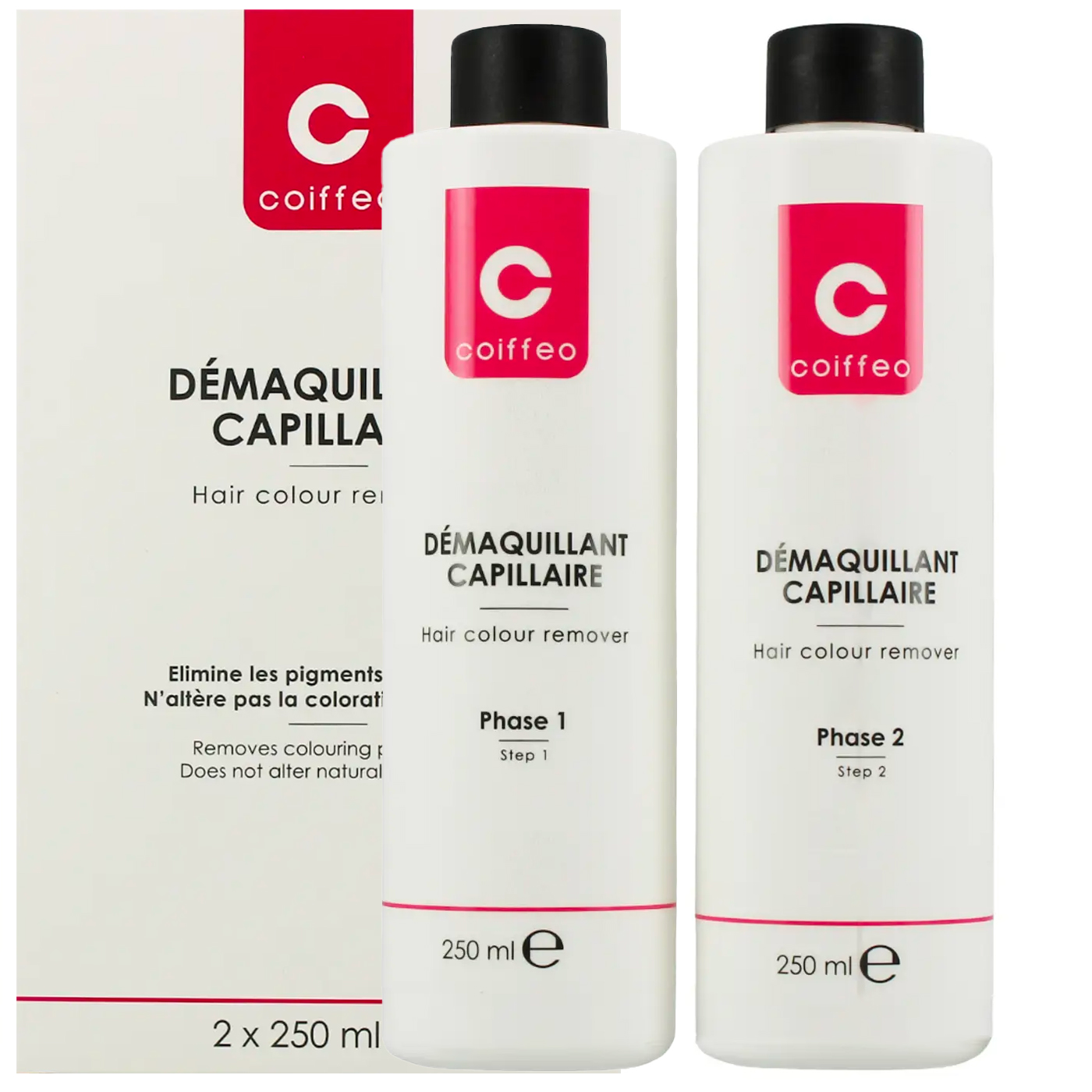 Dmaquillant Capillaire Hair Colour Remover Coiffeo 2x250 ML