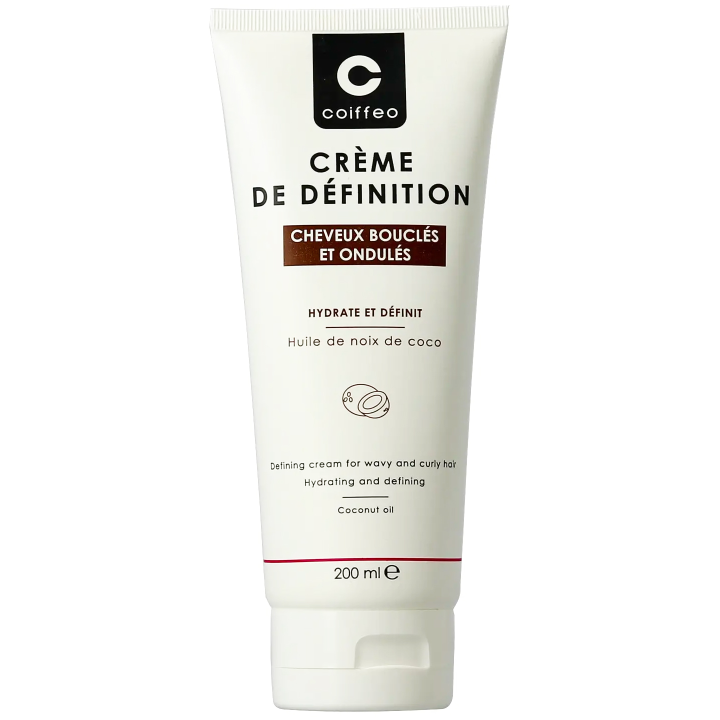 Crme de Dfinition Cheveux Boucls & Onduls Coiffeo 200 ML