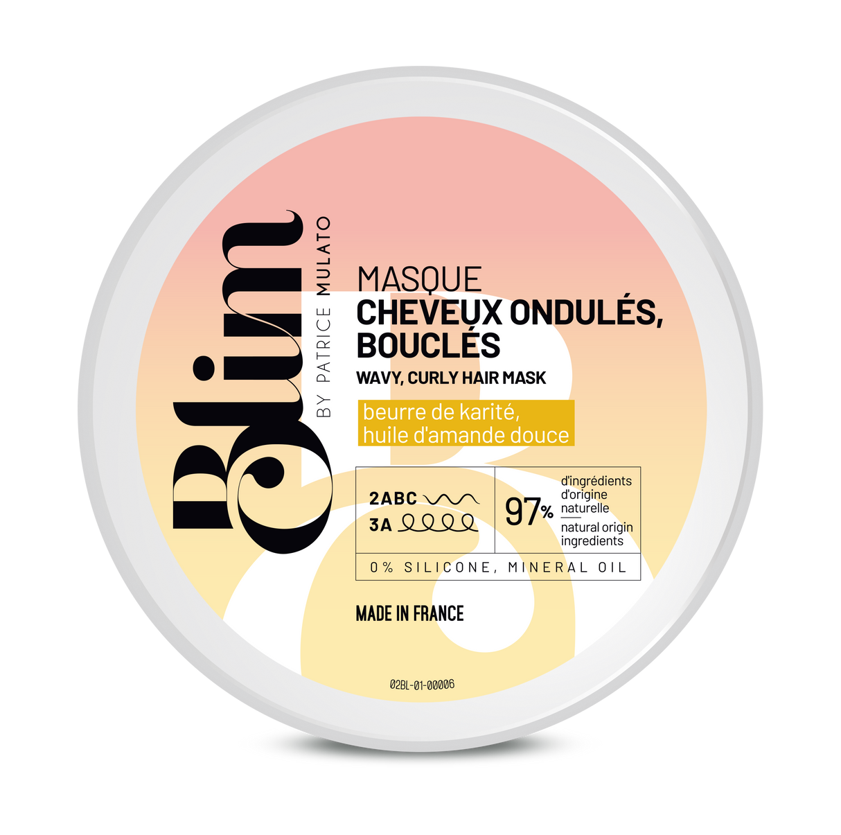 Masque Cheveux Ondulés/Bouclés Blim Mulato 200 ML